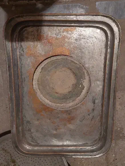 سماور برنجی و ظروف مسی|کلکسیون اشیاء عتیقه|رباطکریم, رباطکریم|دیوار