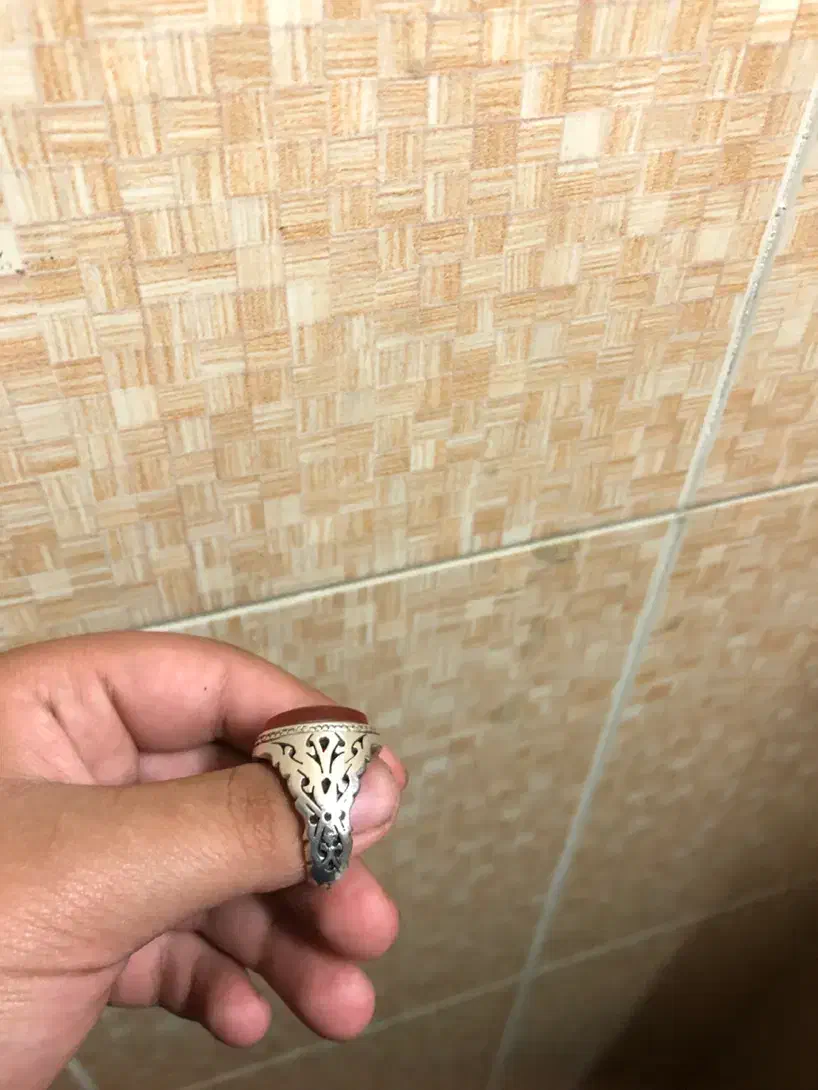 انگشتر عقیق یمن رکاب دستساز استاد شاهرخ۹۲۵|جواهرات|سیرجان, |دیوار