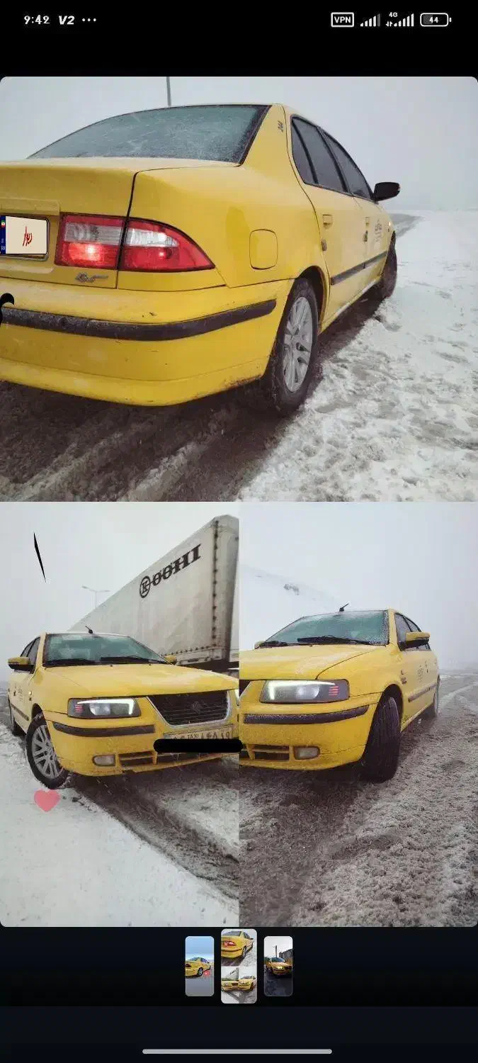 تاکسی سمند گردشی|خودرو سواری و وانت|کرمانشاه, |دیوار