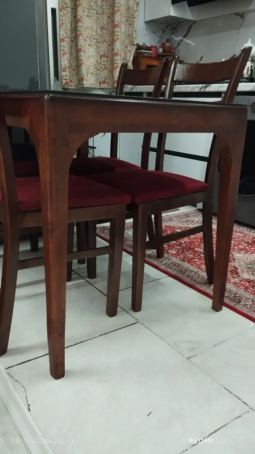 میز ناهار خوری چوبی|میز و صندلی غذاخوری|پردیس, فاز ۹|دیوار