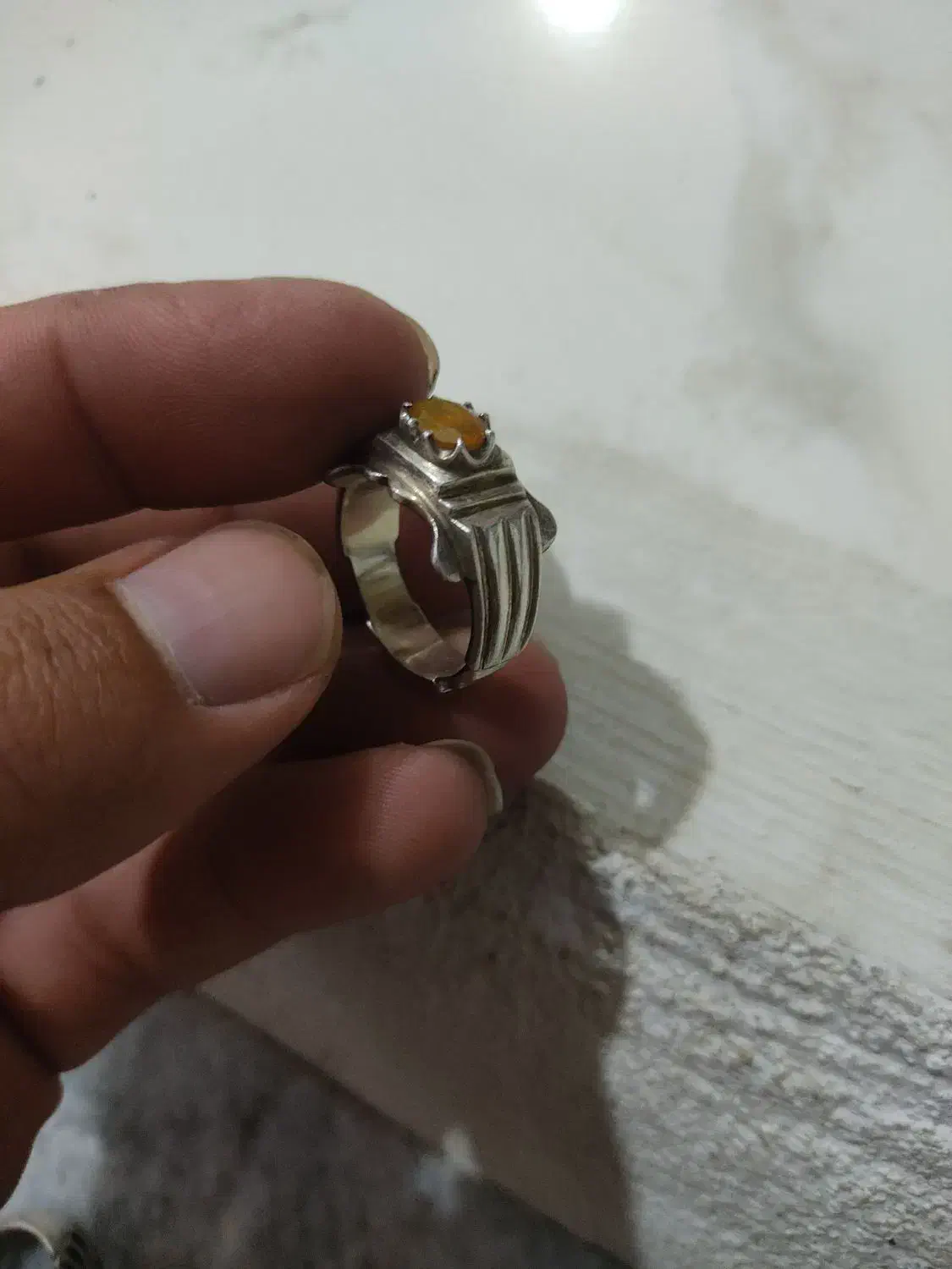 انگشتر اوپال و فیروزه|جواهرات|اندیمشک, |دیوار