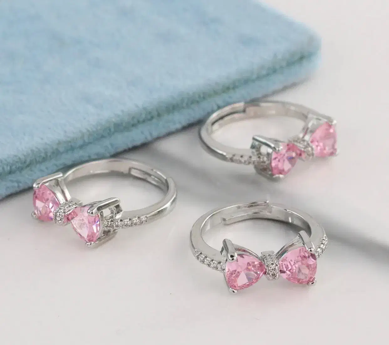 انگشتر دخترانه پاپیون|زیورآلات و اکسسوری|رشت, دباغیان|دیوار