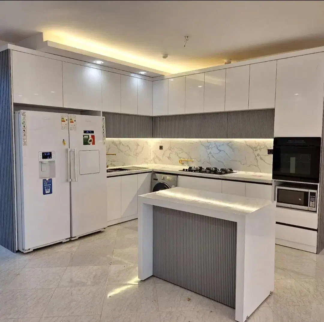 mdf ام دی اف کابینت اشکاف چوب|خدمات پیشه و مهارت|مشهد, فدک|دیوار