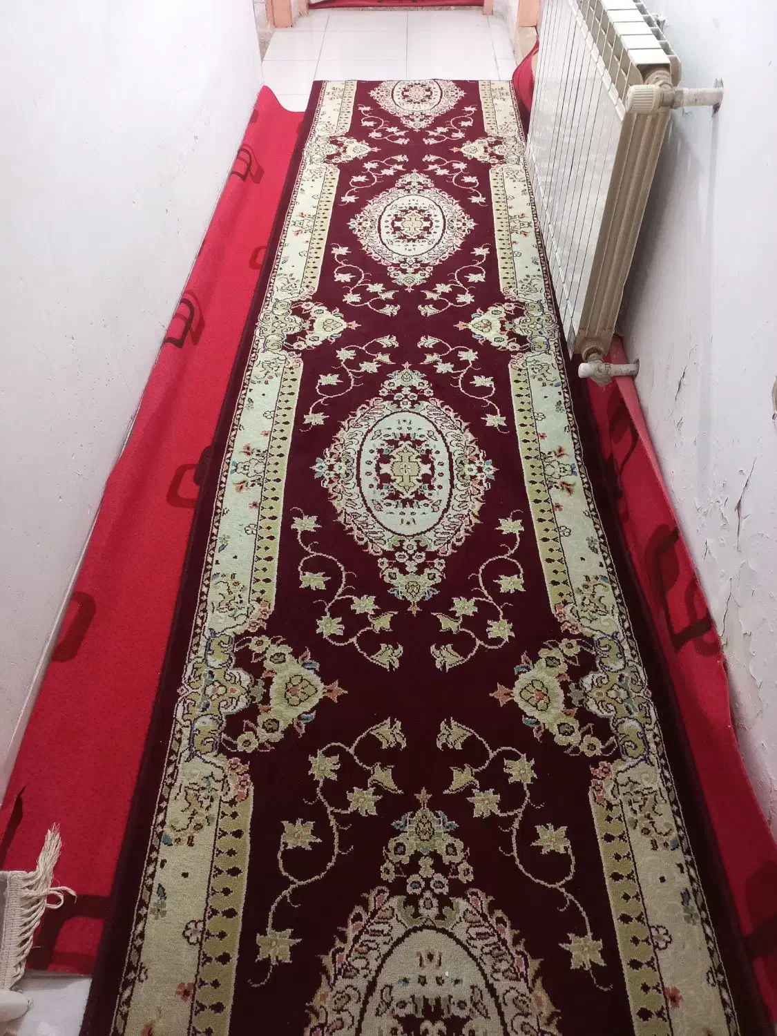 فرش‌کناره ۳متری|فرش|سنندج, |دیوار