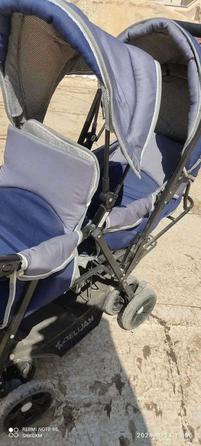 کالسکه دوقلو دلیجان|کالسکه و لوازم جانبی|الوند, |دیوار