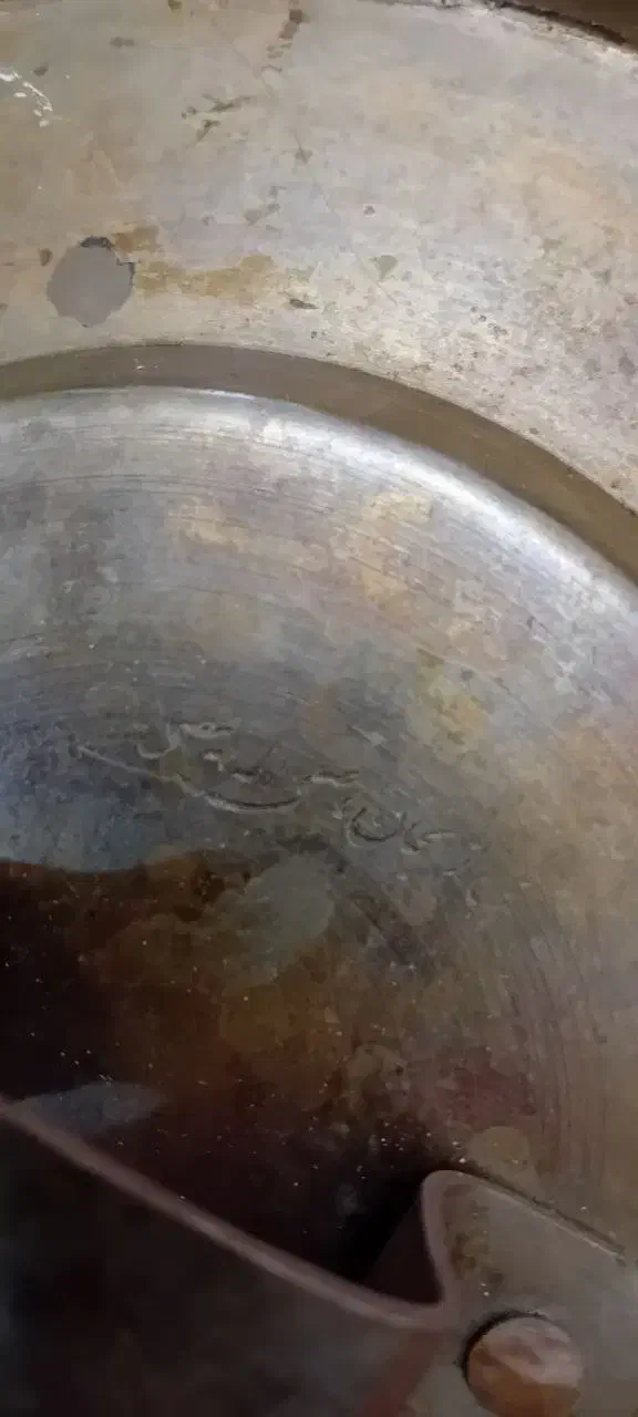 دیگ های مسی قدیمی صاحبدار دوتاباهم 6 نفره و 4نفره|کلکسیون اشیاء عتیقه|ساری, |دیوار