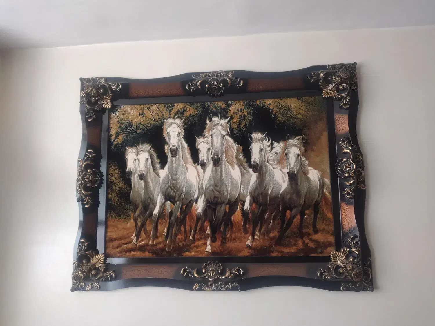 قاب|تابلو فرش|فولادشهر, مسکن مهر فولادشهر|دیوار