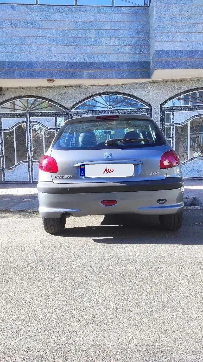 پژو 206تیپ2 کارمندی تک برگ استثنایی 100تا کار|خودرو سواری و وانت|کاشمر, |دیوار