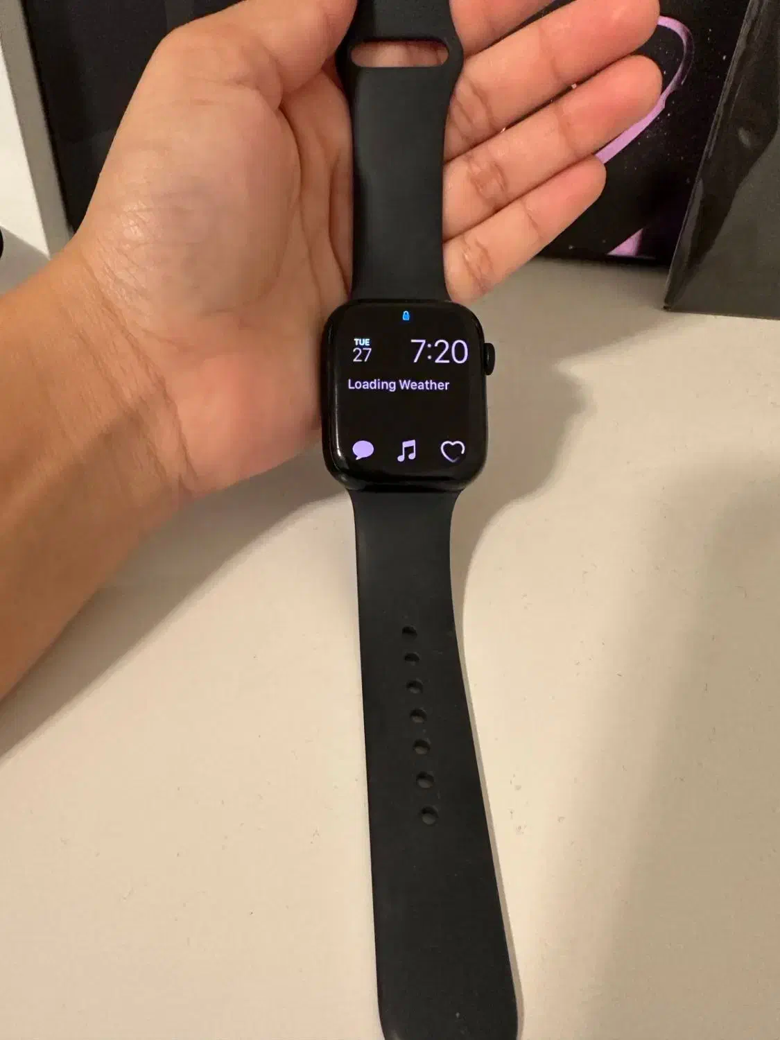 اپل واچ سری ۸ المینیوم ۴۵ مشکی|لوازم جانبی موبایل و تبلت|بهشهر, |دیوار