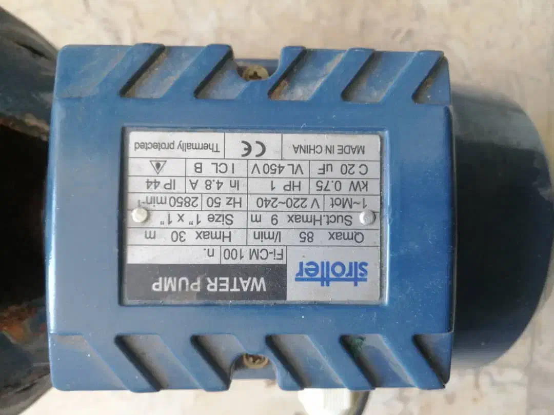 پمپ ۱اسب بشقابی|مصالح و تجهیزات ساختمان|قزوین, |دیوار