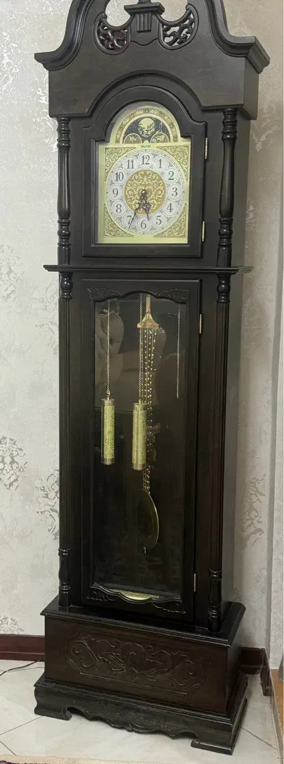 ساعت ایستاده چوبی برند والتر|ساعت دیواری و تزئینی|همدان, |دیوار