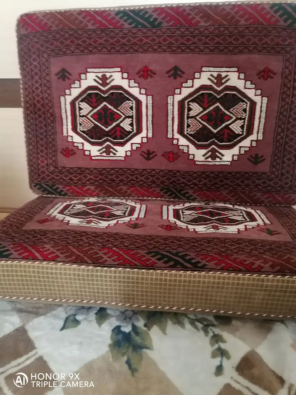 یه جفت پشتی دست بافت|پشتی|تبریز, |دیوار