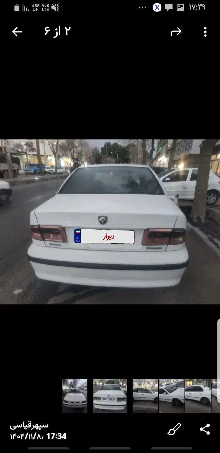 فروش سمندLXمدل1389|خودرو سواری و وانت|نهاوند, |دیوار