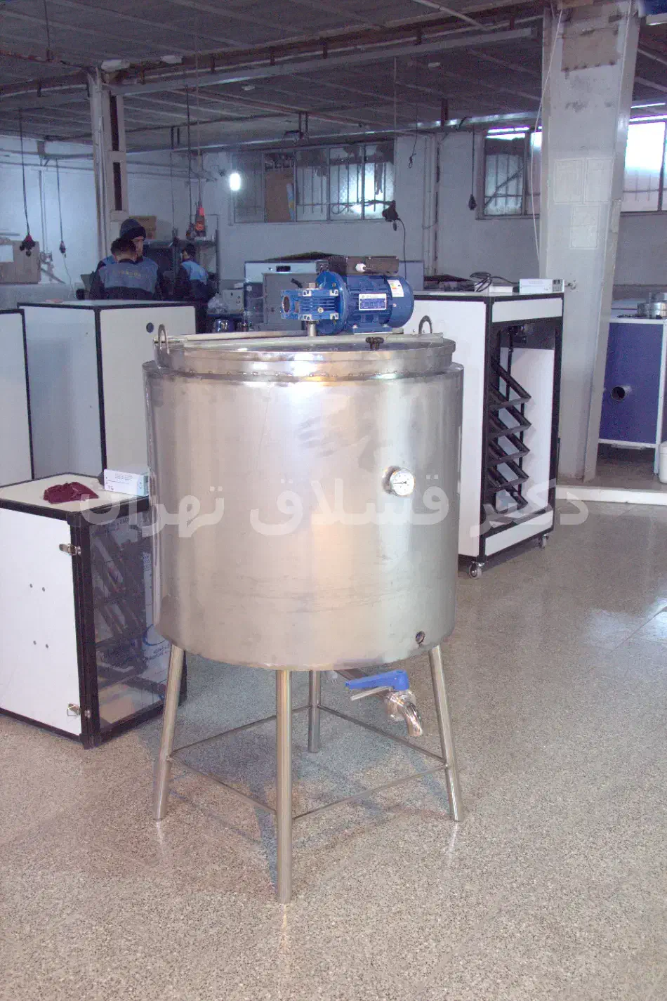دیگ پخت و خنک‌سازی DP910-پروسس تانک استیل سه جداره|ماشین‌آلات صنعتی|شیراز, شهرک صنعتی|دیوار
