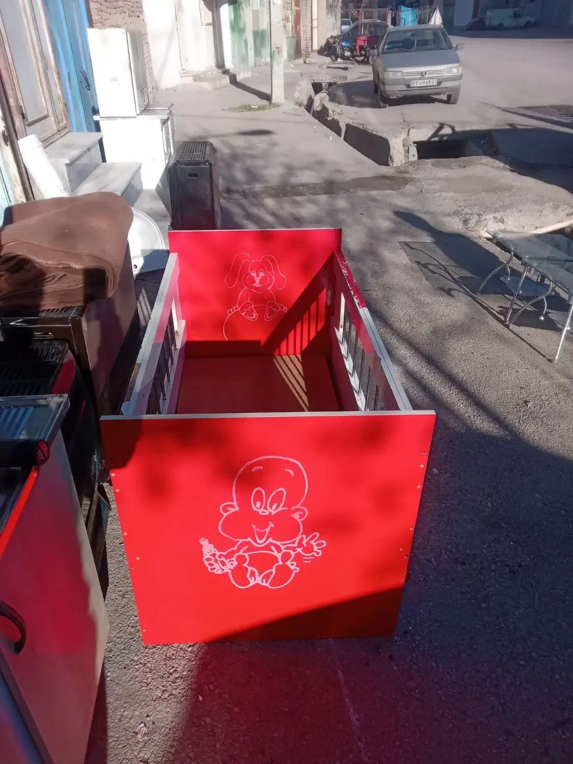 تخت کودک و نوجوان خوشگل و اسباب خانگی|تخت و صندلی بچه|اردبیل, |دیوار