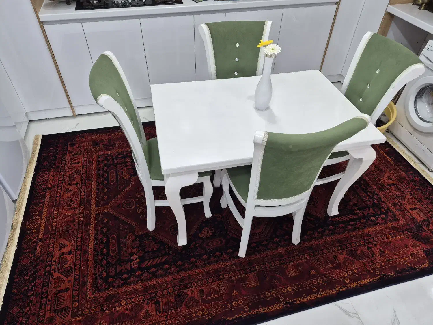 میز ناهار خوری|میز و صندلی غذاخوری|دوگنبدان, |دیوار