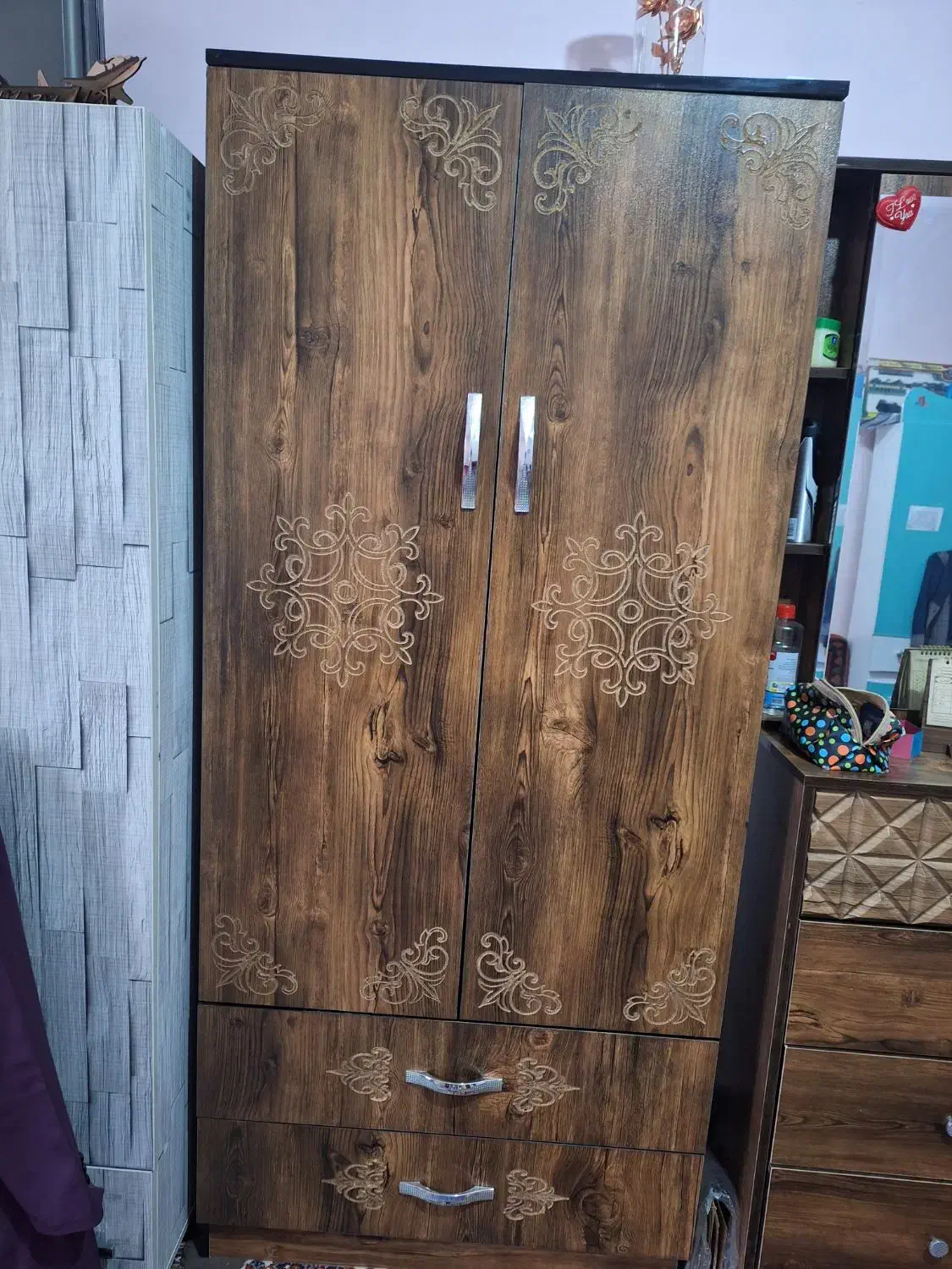 کمد لباسی|جاکفشی، کمد، دراور|کرمان, |دیوار