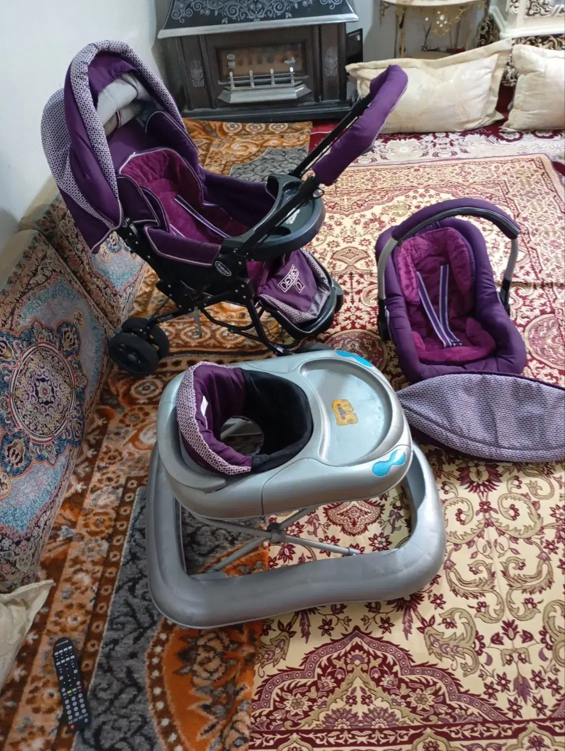 کالسکه و روروک و سبد درحدنو ۳تومن بدون ایراد|اسباب و اثاث بچه|تبریز, |دیوار