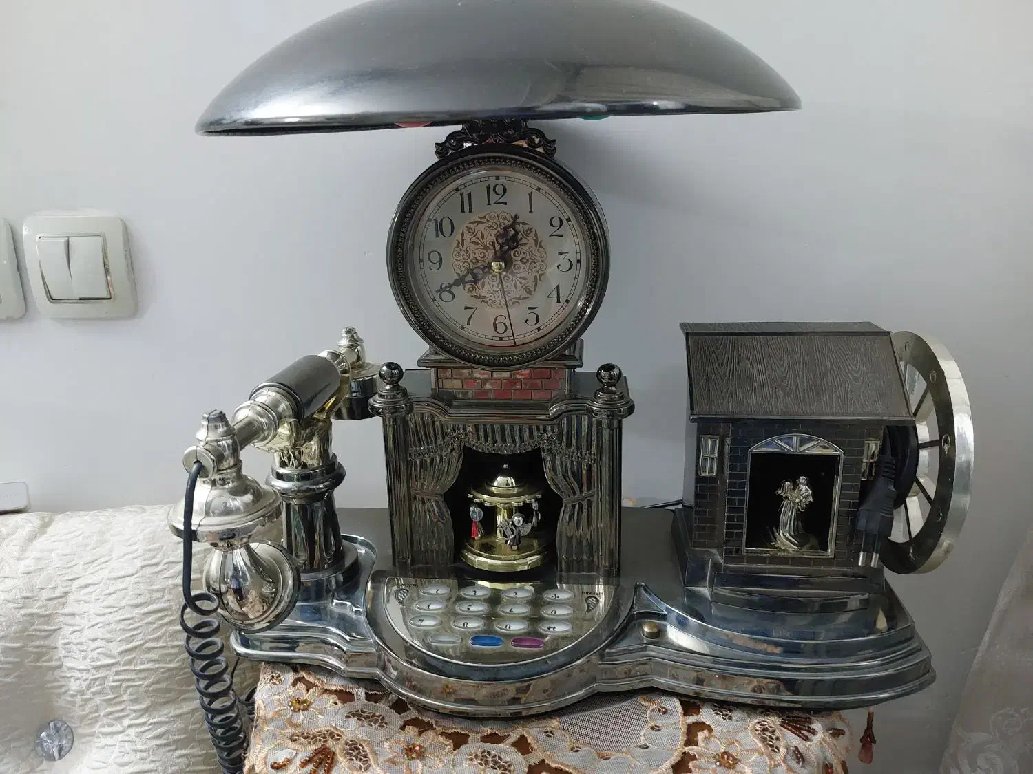 تلفن ساعت دکوری|تلفن رومیزی|اردبیل, |دیوار