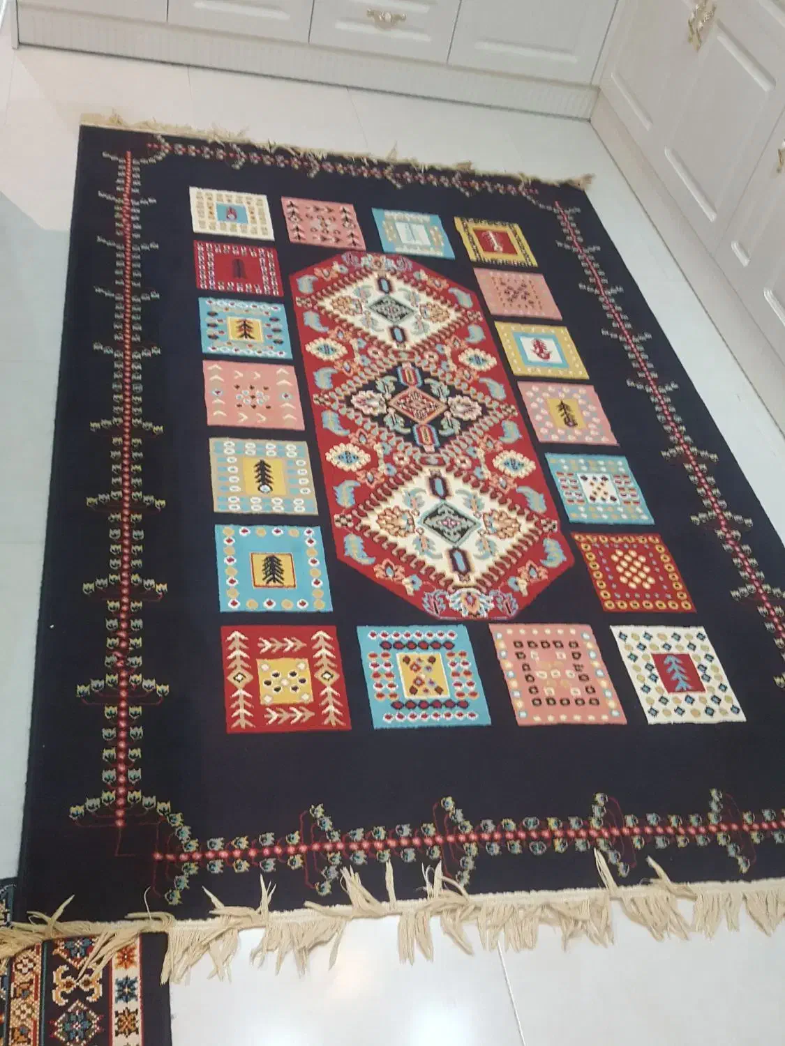 فرش طرح سنتی گبه|فرش|مشهد, جاهد شهر|دیوار