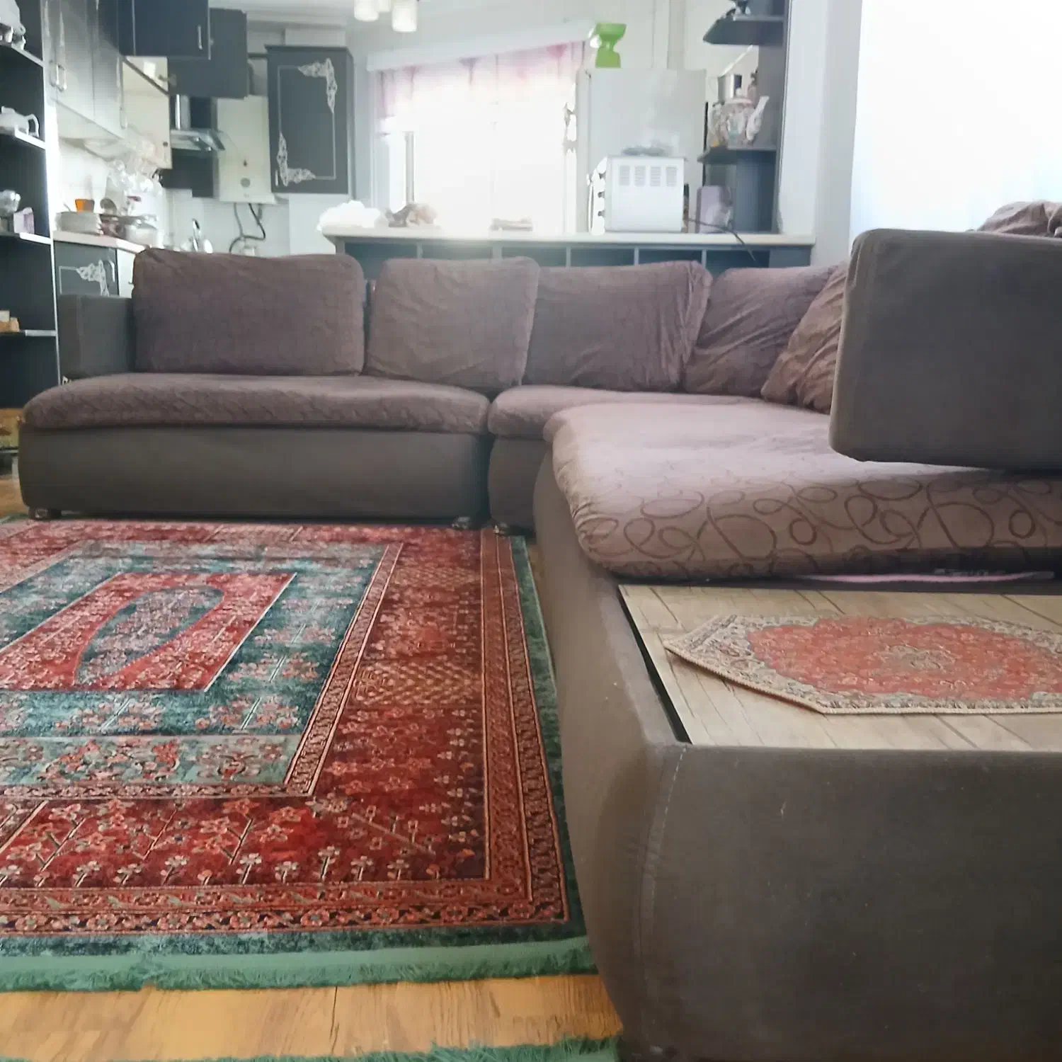 فروش مبل راحتی ۶ نفره|مبلمان خانگی و میز عسلی|لنگرود, |دیوار