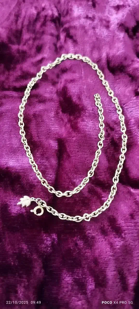 گردنبند طلا با پلاک برگ درحد نو به قیمت تابلو|جواهرات|ری, فیروزآبادی|دیوار