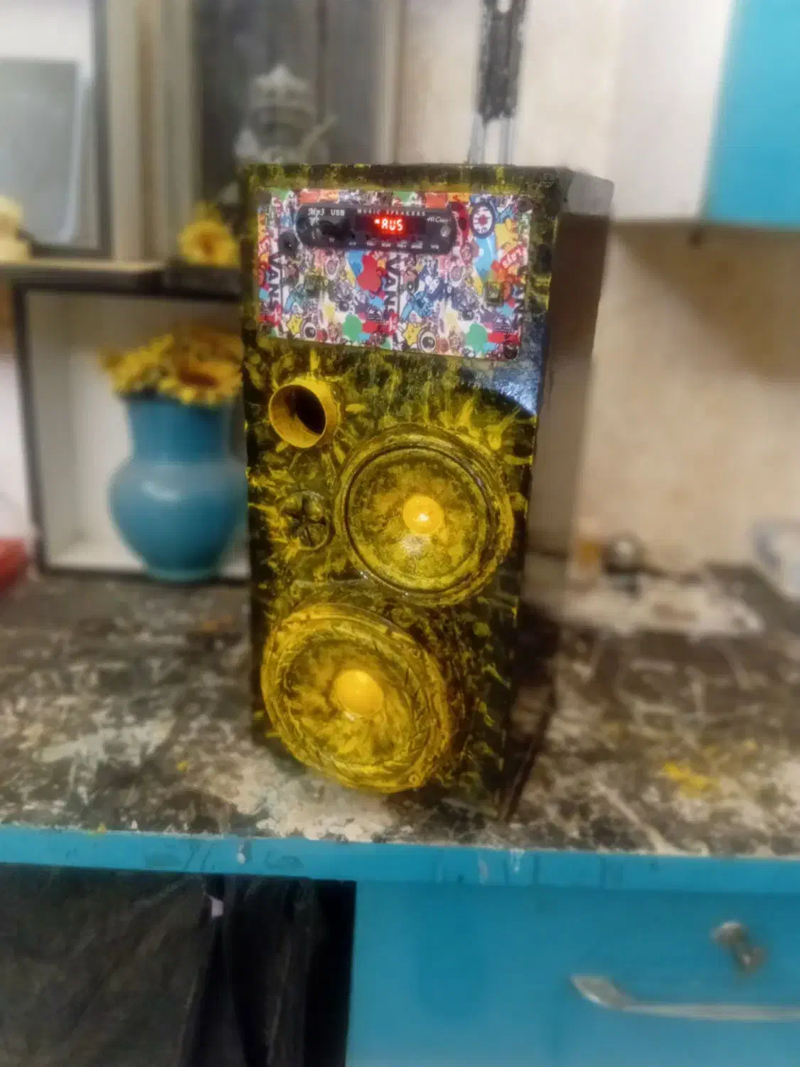 دوعدد اسپیکر قابل حمل شارژی|پخشکننده همراه|قم, شهرک مهدیه (مدرس)|دیوار