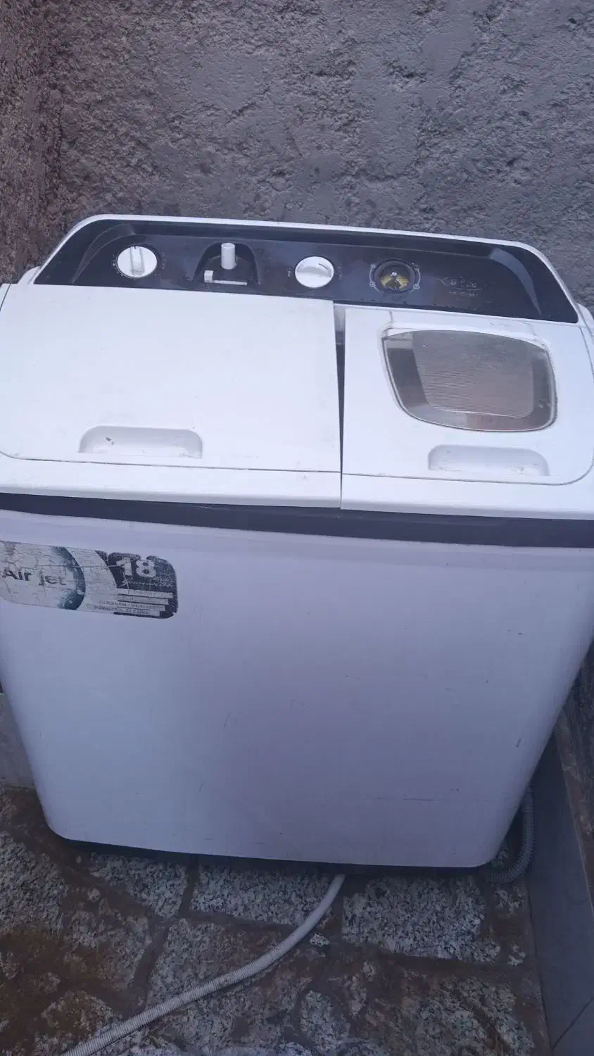 ماشین لباس شویی پاک شوما دوقلو ۹ونیم کیلویی|ماشین لباسشویی و خشککن لباس|گزیک, |دیوار