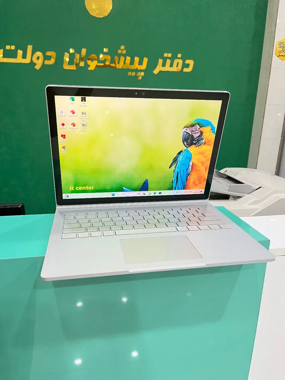 لپ تاپ لمسی مایکروسافت Microsoft Surface BOOK1|رایانه همراه|هشتگرد, هشتگرد قدیم|دیوار