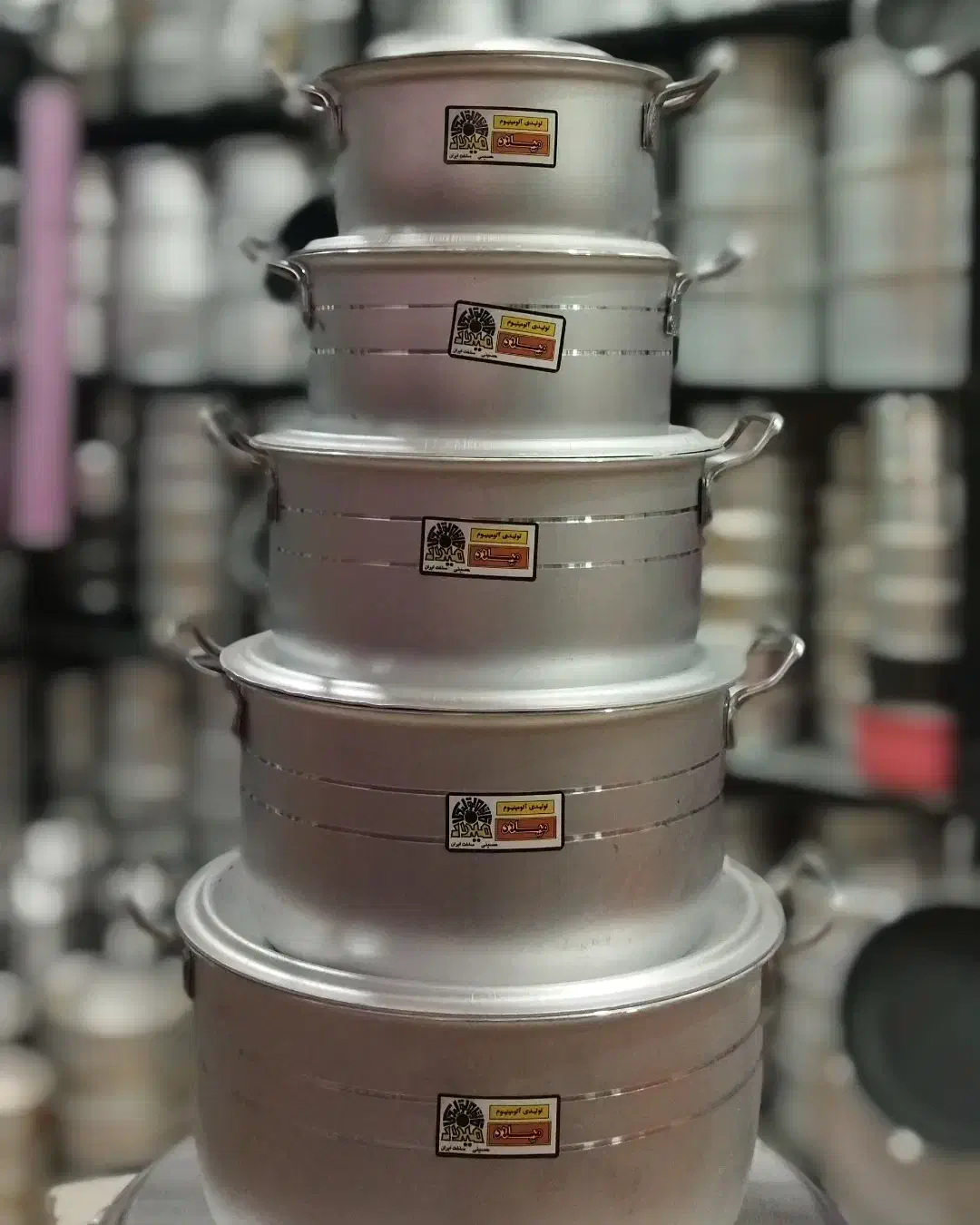 ظروف فلزی علوی|ظروف سرو و پذیرایی|فیروزآباد (فارس), |دیوار