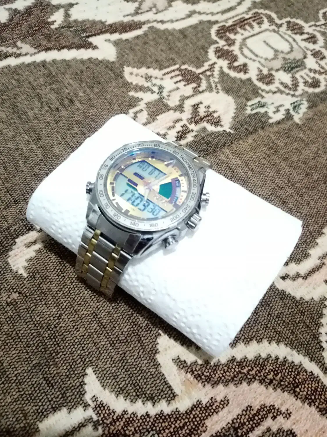 ساعت اصلی رنگ ثابت چند کاره|ساعت|تربت‌حیدریه, مسجد جامع|دیوار