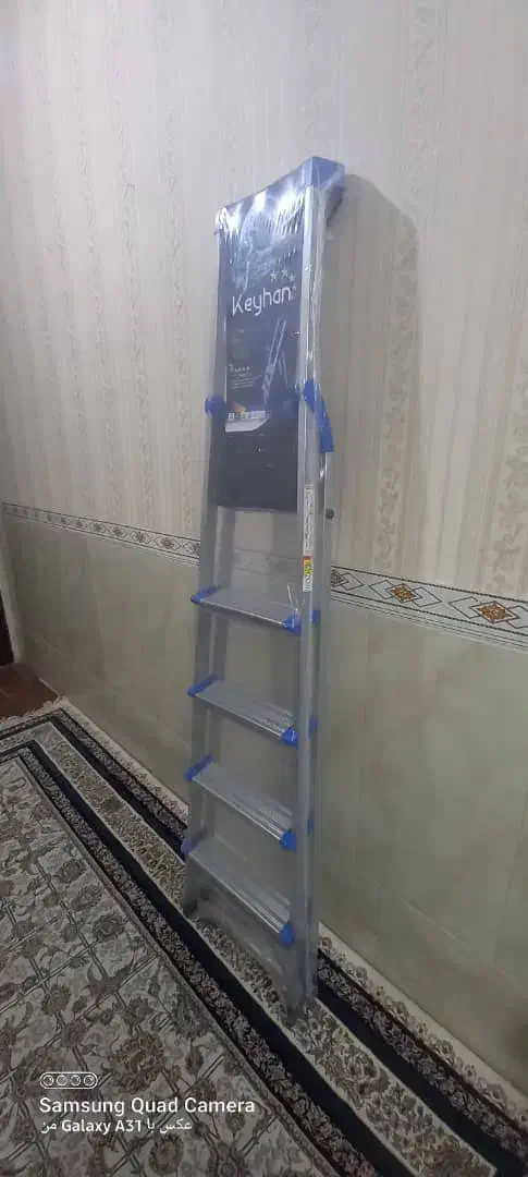 نردبان ۵ پله  آلومینیومی|ابزارآلات|بهارستان, |دیوار
