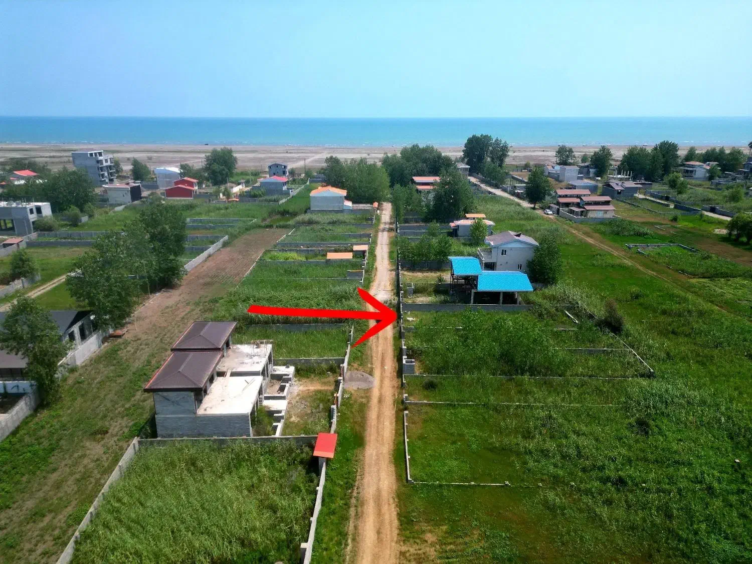 ۳۴۰ متر ساحل چاف با انشعابات و قابلیت ساخت|فروش زمین و ملک کلنگی|چاف و چمخاله, |دیوار