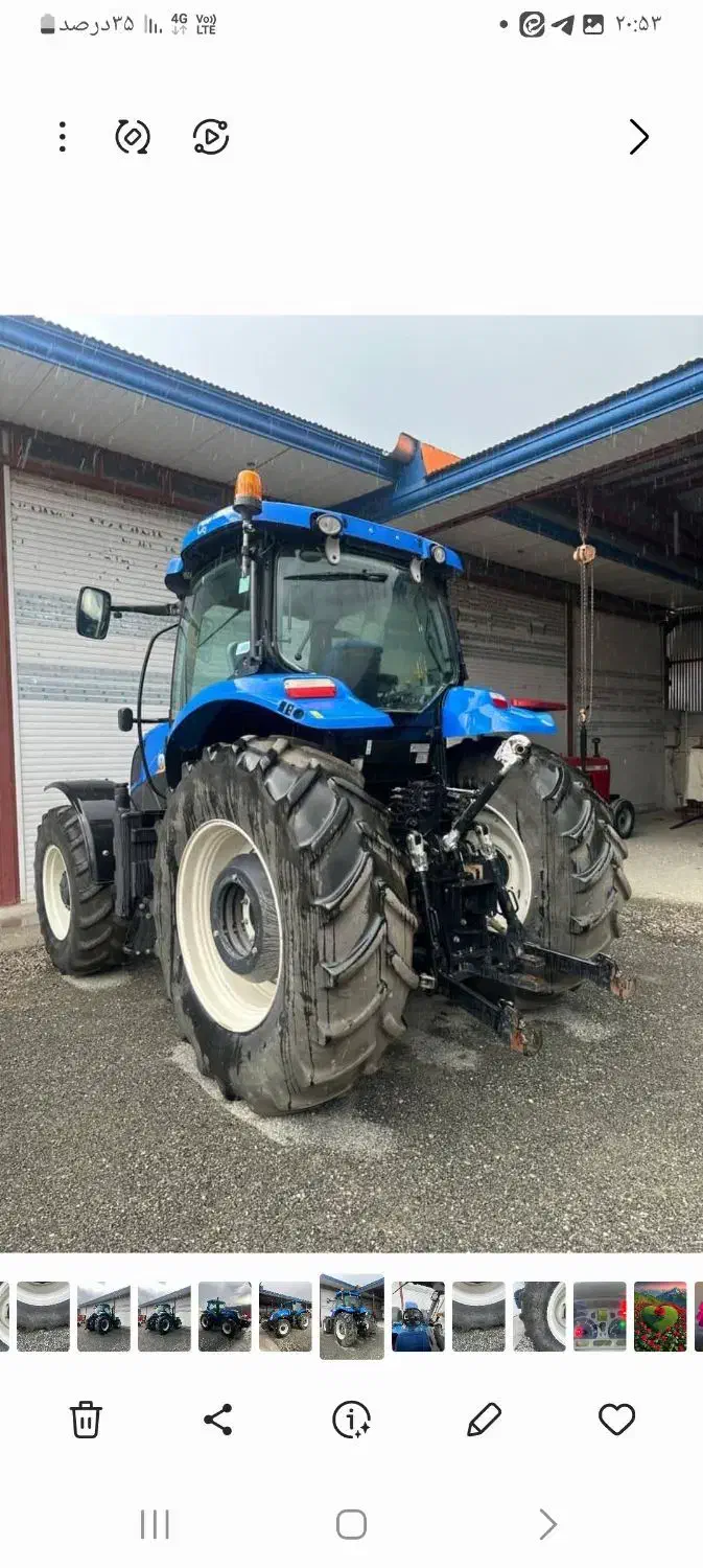 تراکتور نیوهلند T6090  آبی رنگ|خودرو سنگین|کرمانشاه, |دیوار