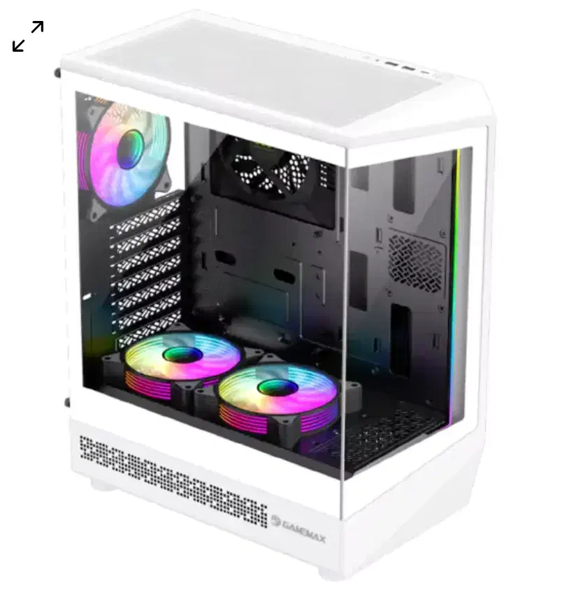 کیس گیم مکس ویستا سفید GAMEMAX VISTA|قطعات و لوازم جانبی رایانه|قم, پردیسان|دیوار