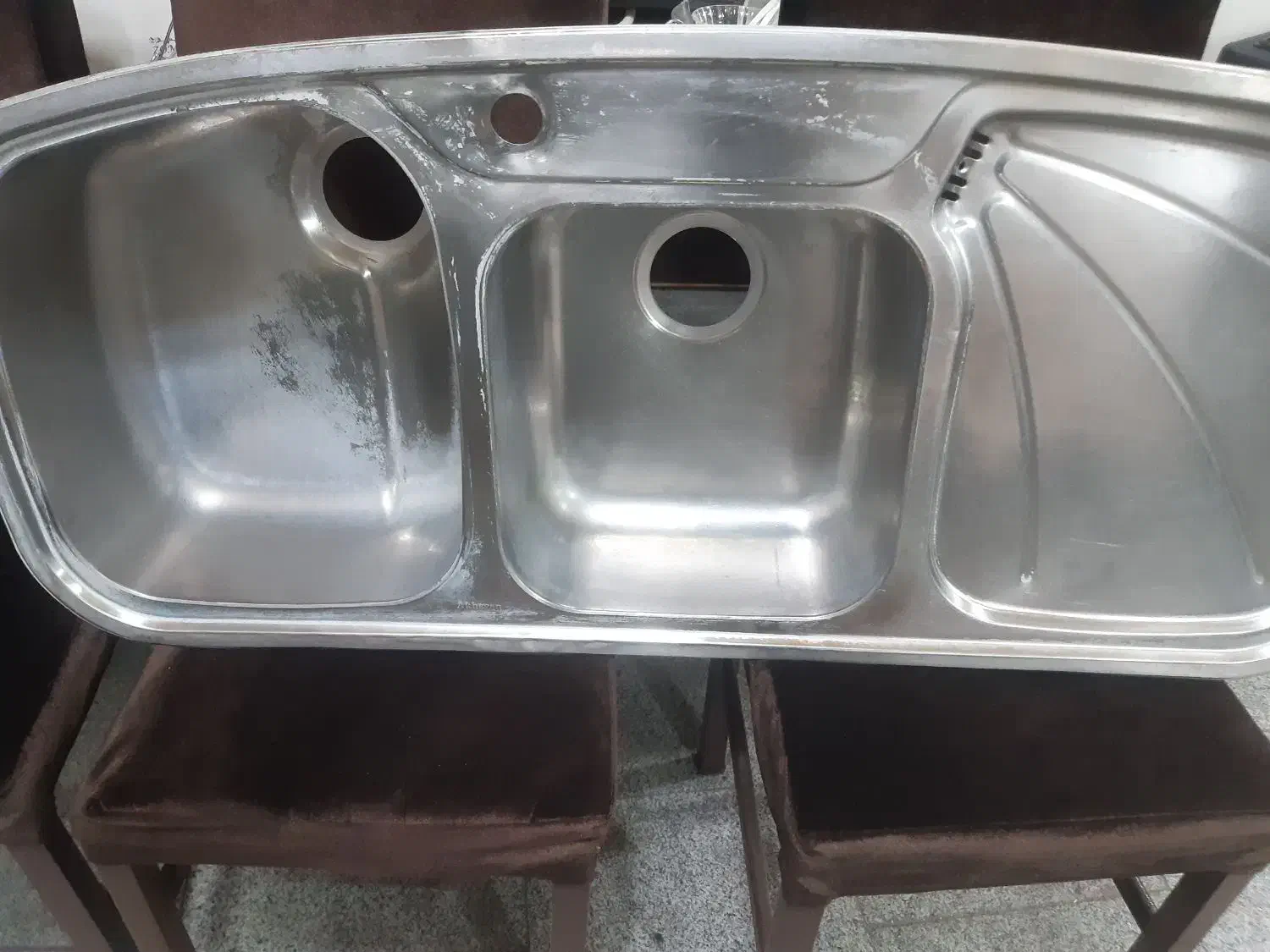 سینگ ظرفشویی تمام استیل لصل|مصالح و تجهیزات ساختمان|تبریز, |دیوار