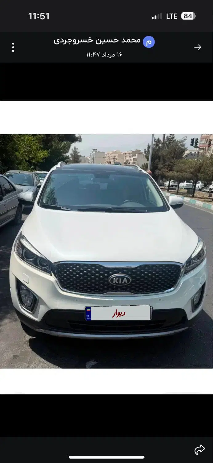 سورنتو gdi مدل ۲۰۱۶ بدون رنگ|خودرو سواری و وانت|تهران, سوهانک|دیوار