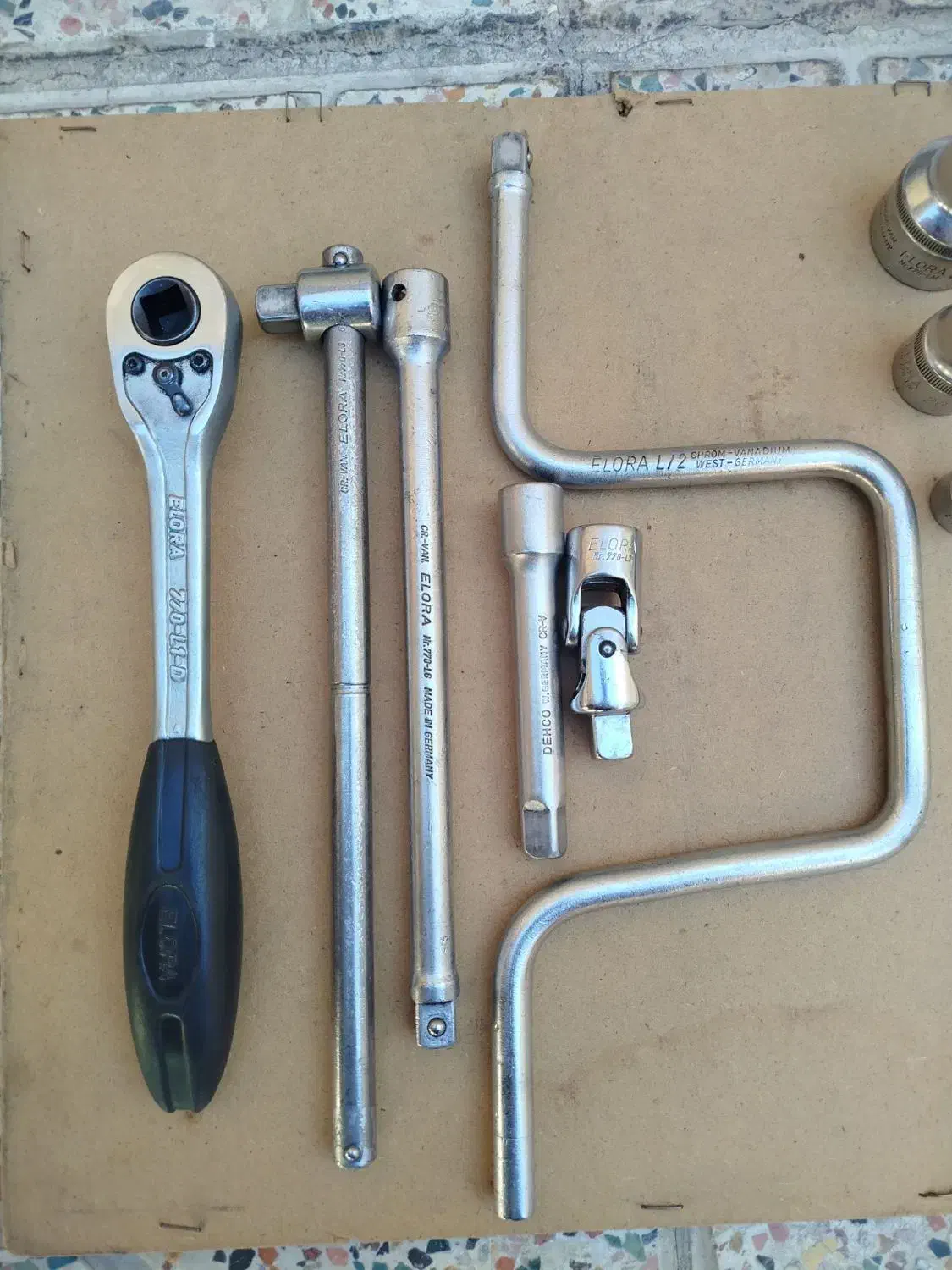 سلام ست آچار بوکس الورا اصلی آلمانی و تعدادی ابزار|ابزارآلات|تهران, امام زاده حسن|دیوار