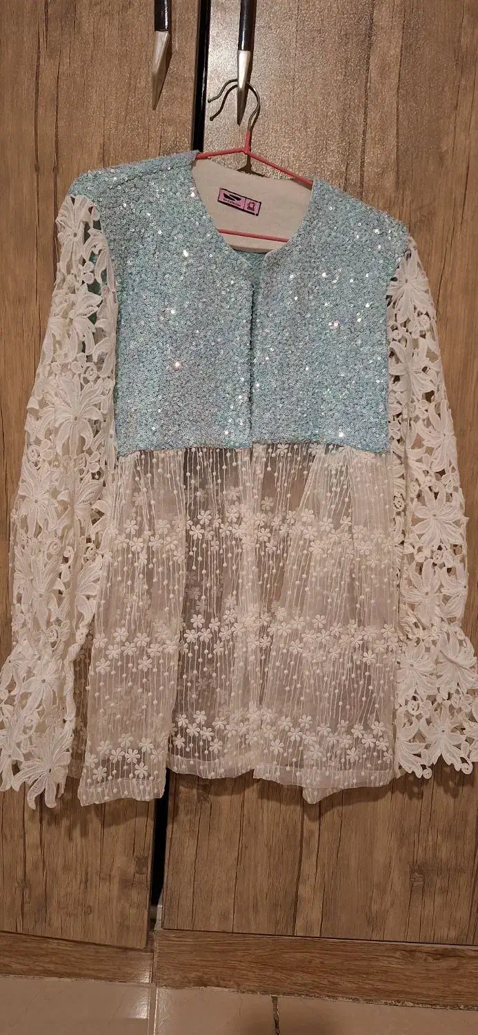 کت عروسکی پولک هفت رنگ مزونی|لباس|اسلام‌شهر, شهرک واوان|دیوار