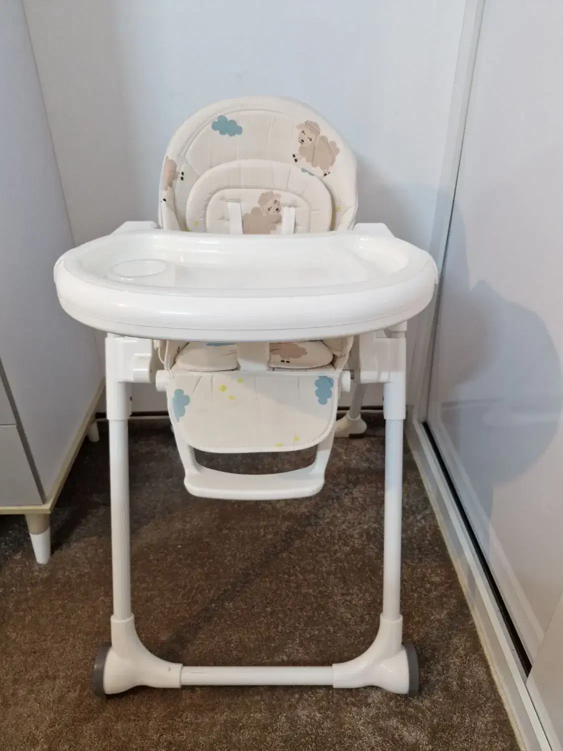 صندلی غذا کودک برند happy baybi هپی بی بی|تخت و صندلی بچه|قم, انسجام|دیوار