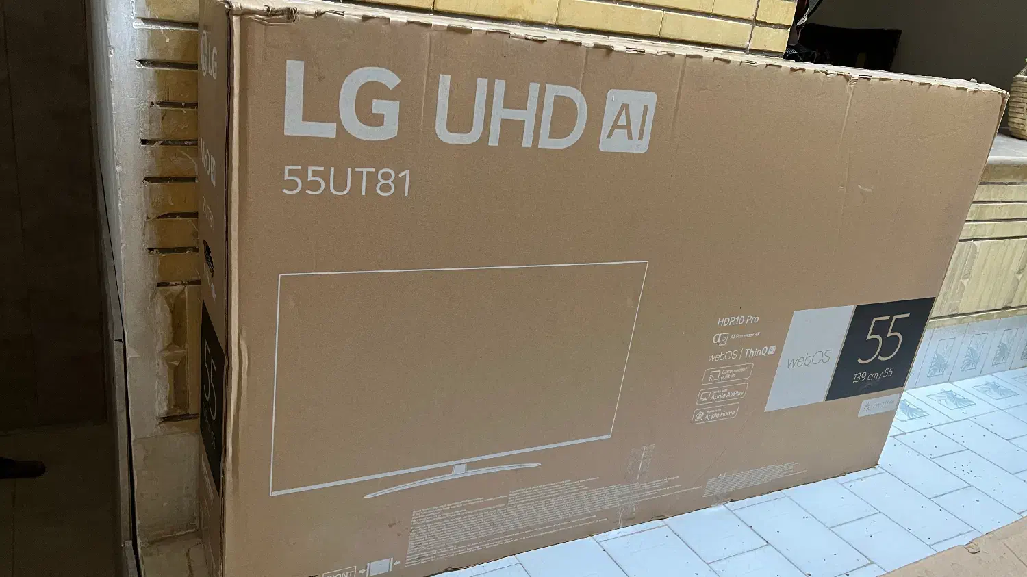تلویزیون ال جی مدل جدید ۵۵اینچ|تلویزیون و پروژکتور|شیراز, شهرک گلستان|دیوار