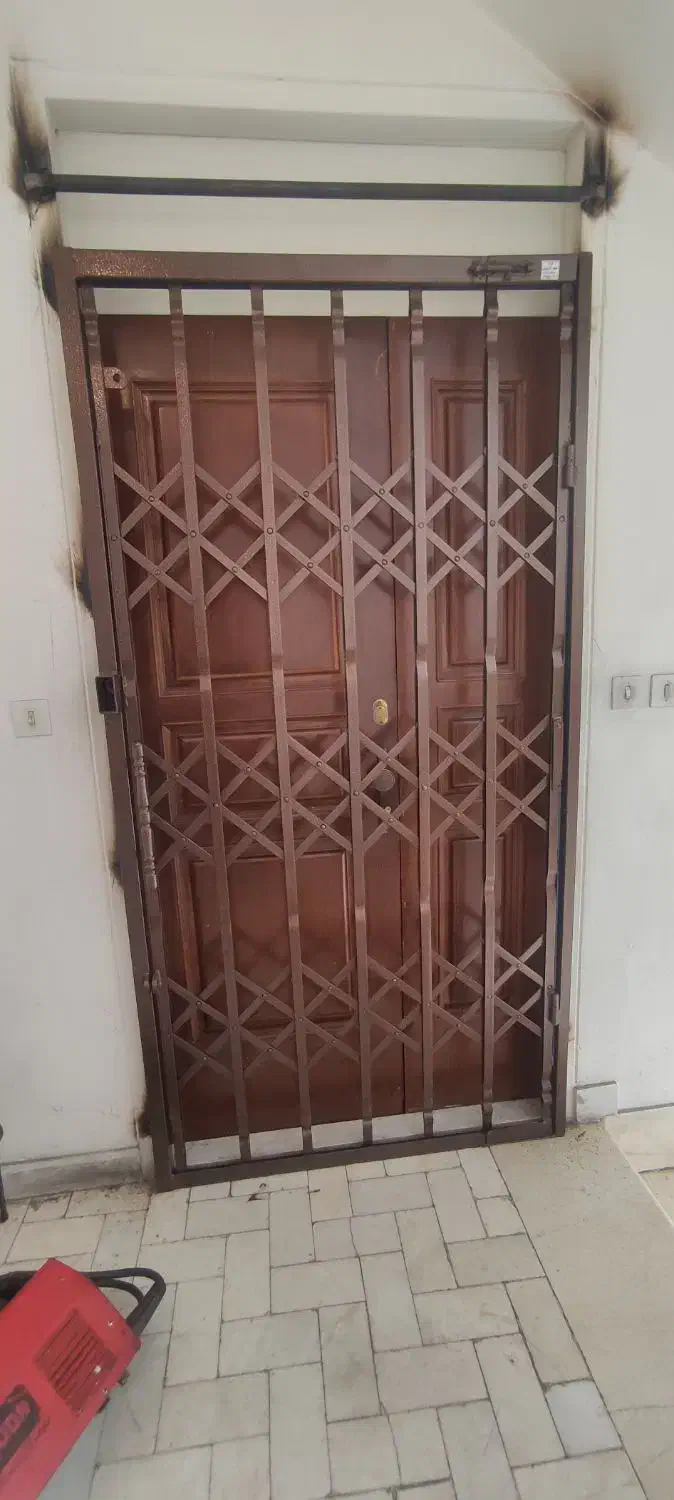 حفاظ آکاردیونی با رنگ کوره و حفاظ پنجره|مصالح و تجهیزات ساختمان|تهران, خاوران|دیوار