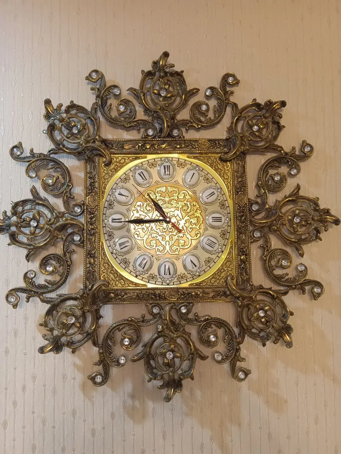 ساعت دیواری برنزی|ساعت دیواری و تزئینی|تهران, شهرک گلها|دیوار