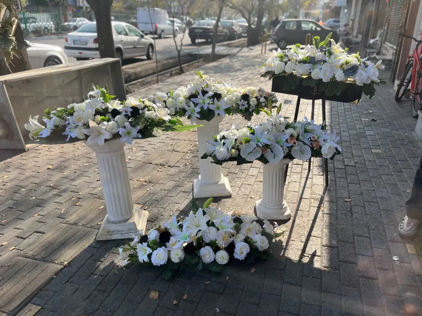 سبد ختم مصنوعی|گل مصنوعی|تبریز, |دیوار