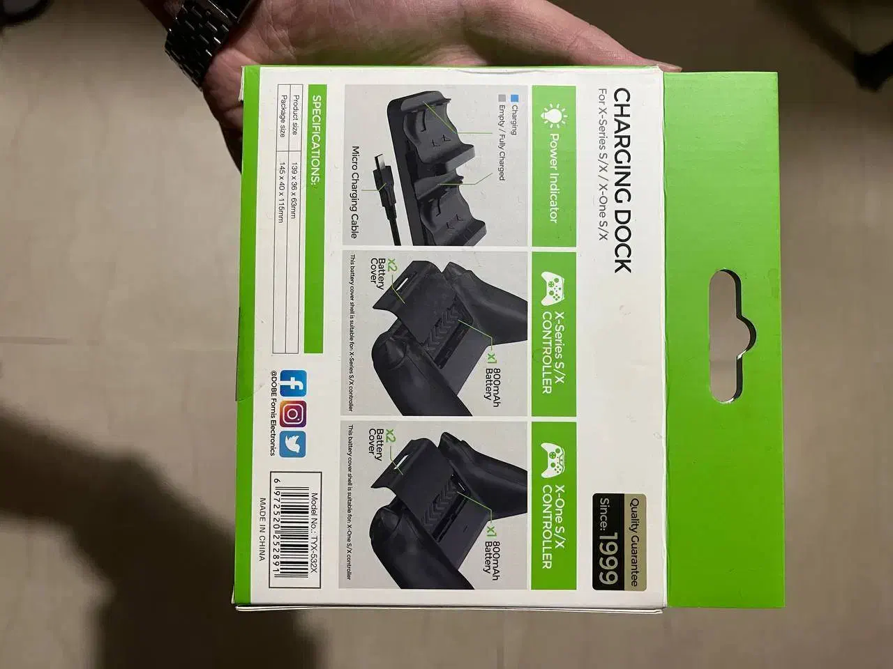 پایه شارژر آکبند DOBE XBOX|کنسول، بازی ویدئویی و آنلاین|تهران, خانی آباد نو شمالی|دیوار