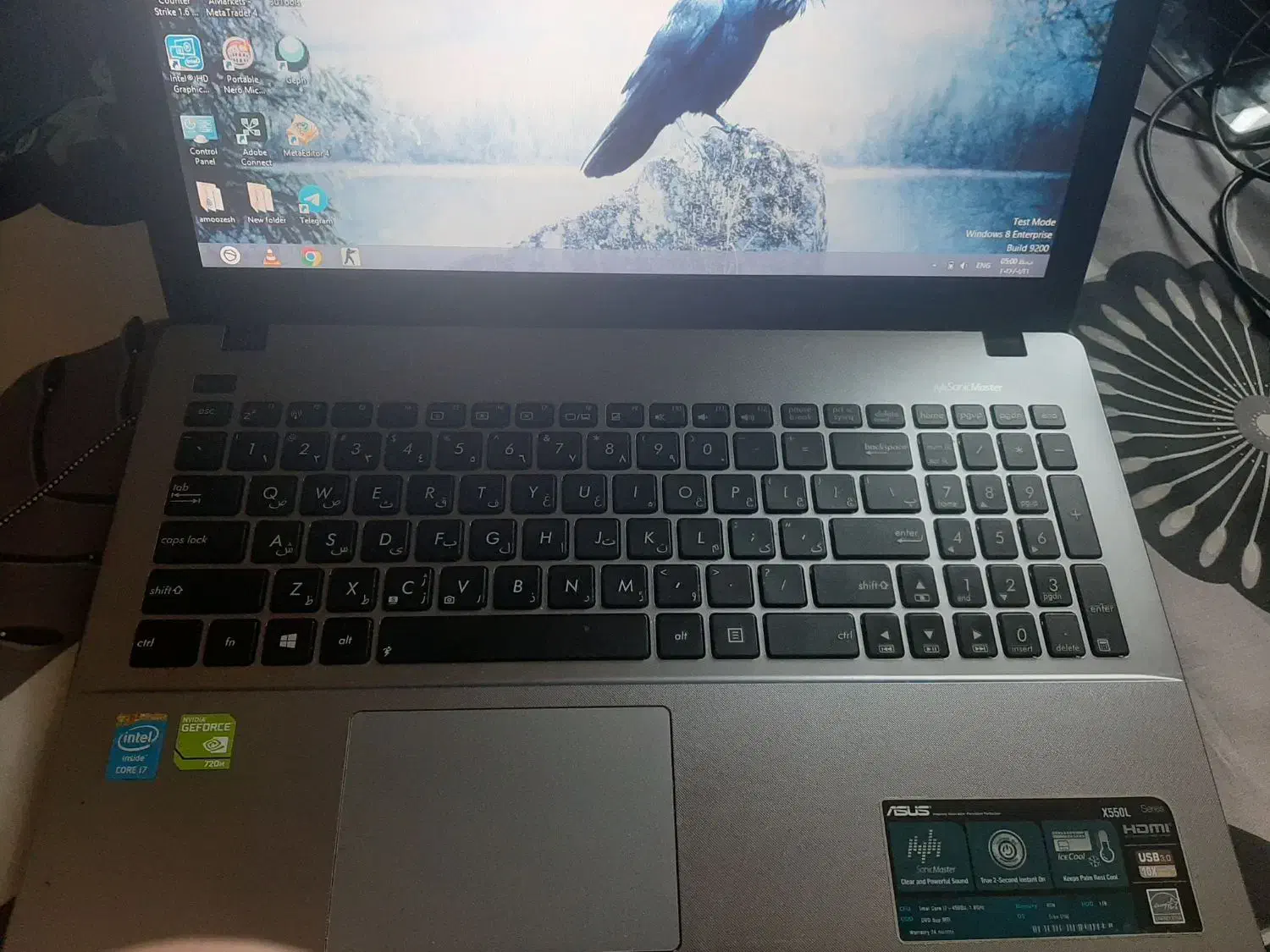 لپ تاپ asus cori7|رایانه همراه|تهران, مهران|دیوار