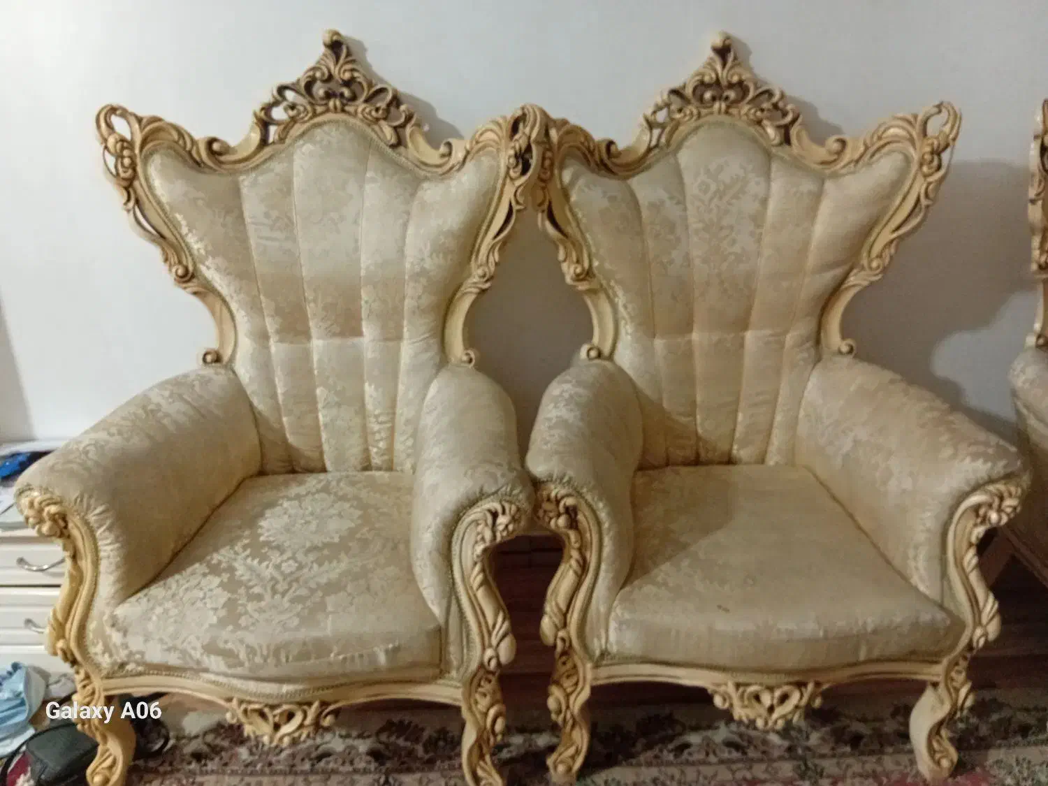 فروش یک سته مبل سلطنتی ۹ نفره ومیز ناهار خوری ۸نفر|مبلمان خانگی و میز عسلی|ساری, |دیوار