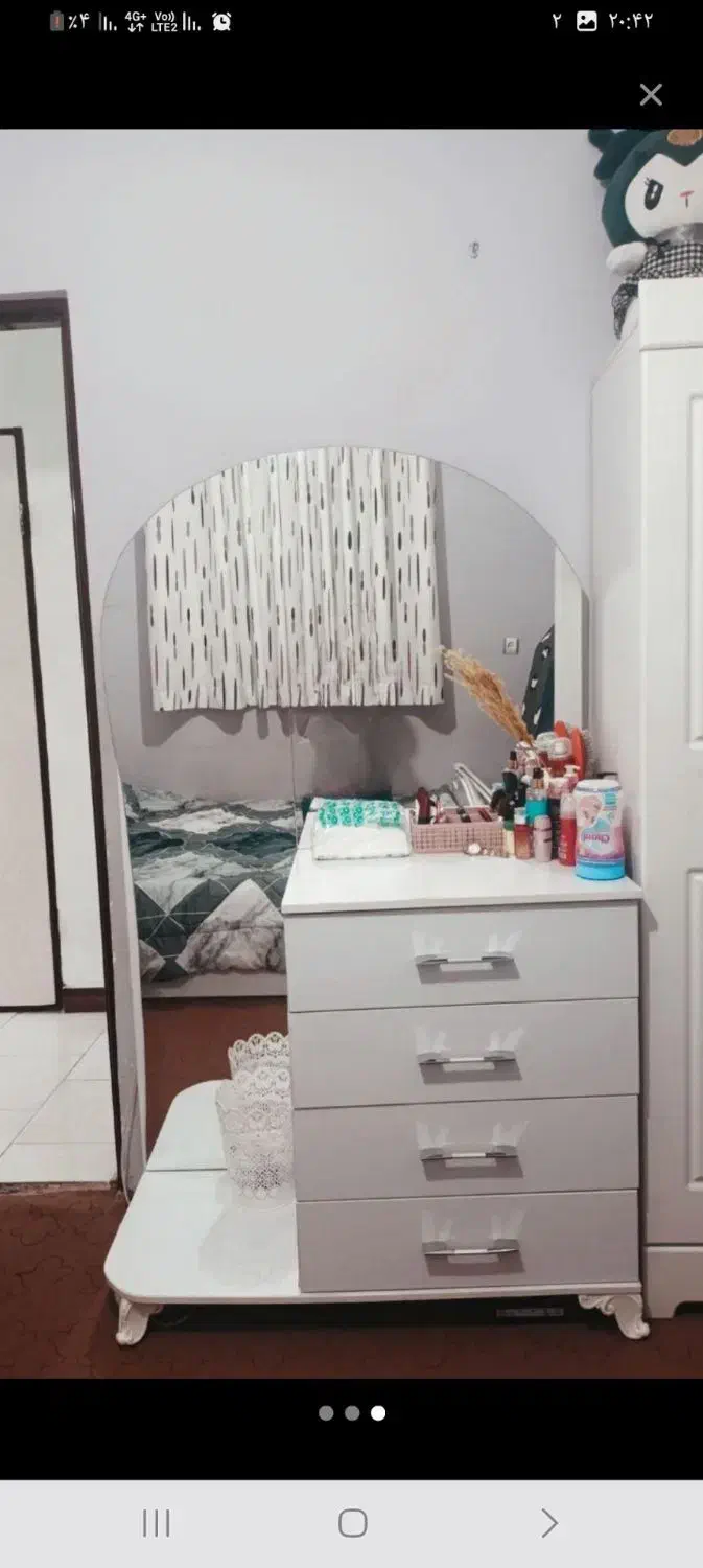 دراور سفید|جاکفشی، کمد، دراور|گرگان, |دیوار