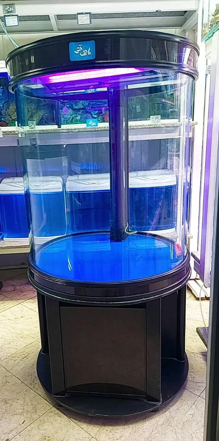 اکواریوم استوانه ابشور از قم|ماهی|ری, بازار آهن|دیوار