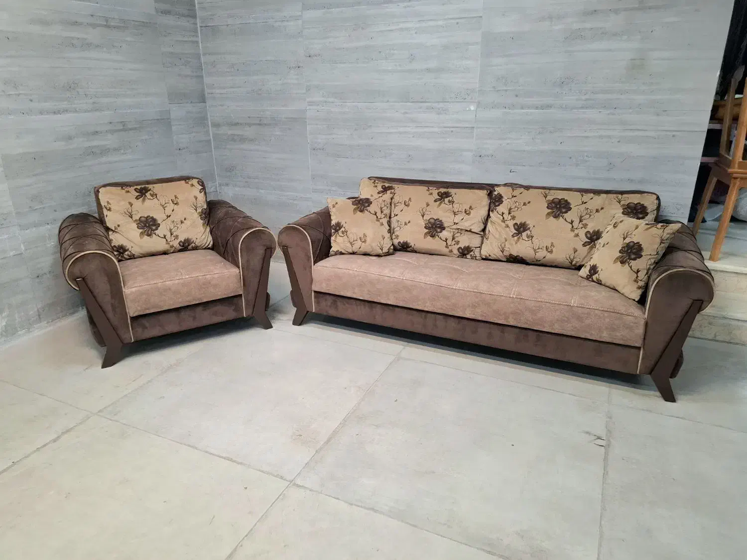 مبل سلتیک هفت نفره با پارچه تشک نو|مبلمان اداری|اصفهان, جلالیه|دیوار